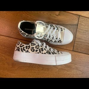 Leopard Converse Sneakers